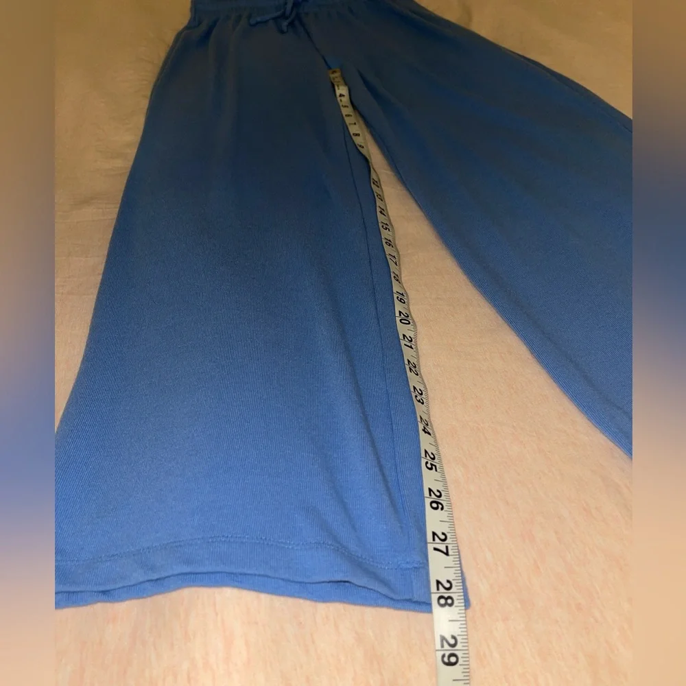 Aritzia Wilfred Free Lounge Sweatpants (Azurine Blue) (with matching top) - Picture 6 of 16